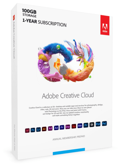 Original Adobe Creative Cloud Prepaid Subscription